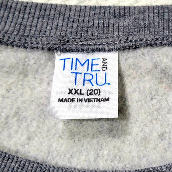 Thrasher X Time and Tru Collab Womens Oversized Long Sleeves Sweatshirt size XXL - Picture 4 of 5